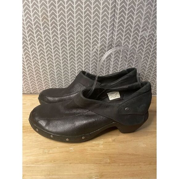 Merrell Luxe Wrap Leather black Clog - Picture 6 of 10